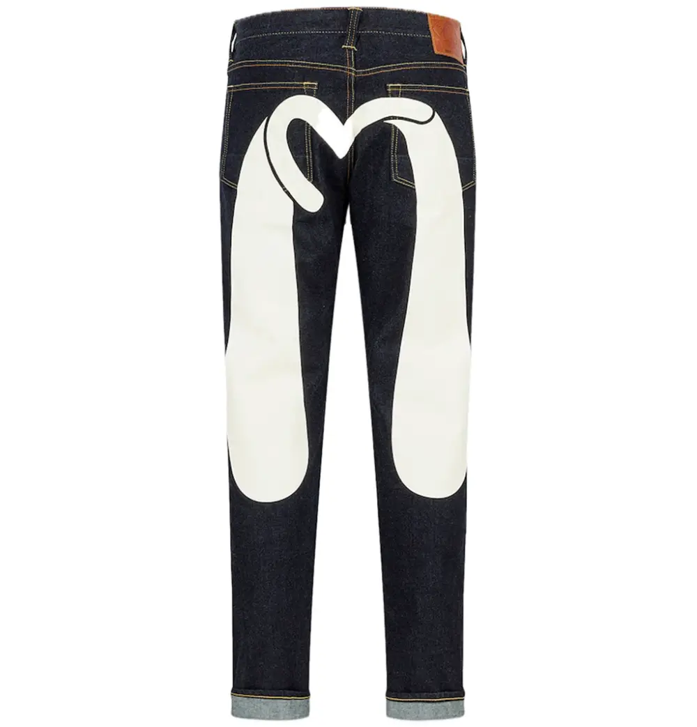 Quần Evisu Seagull Daicock Print Jeans 'Indigo' 2ESHTM5JE124617CT