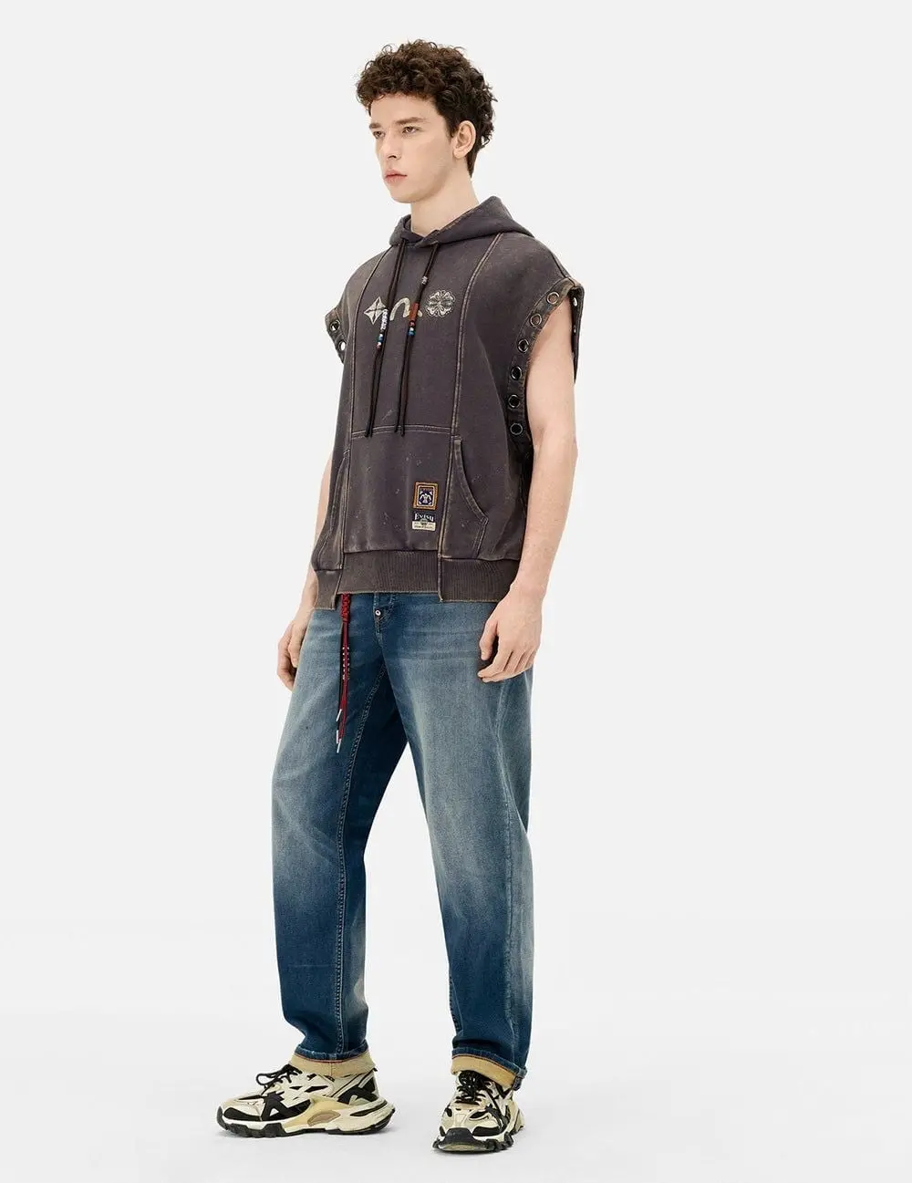 Quần Evisu Seagull Embroidery Jeans 'Indigo' 2ESHTM5JE101330DN - Ảnh 3