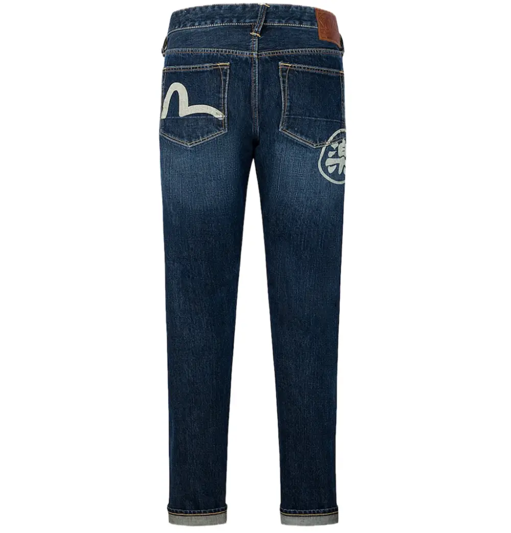 Quần Evisu Seagull Print Jeans 'Indigo' 2ESHTM5JE700417CT