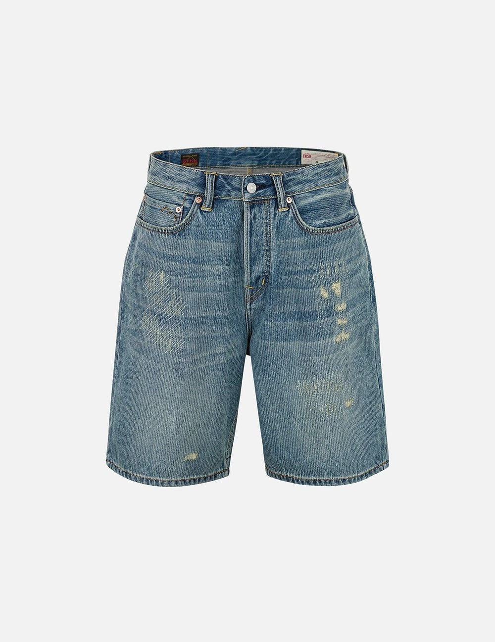 Alternative view of Quần Evisu Seagull Print Regular Shorts 'Denim'