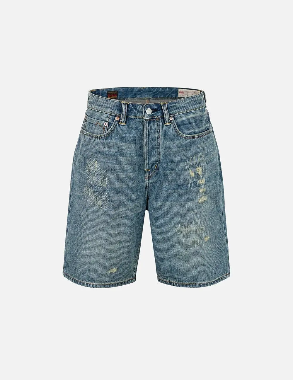Alternative view of Quần Evisu Seagull Print Regular Shorts 'Denim'
