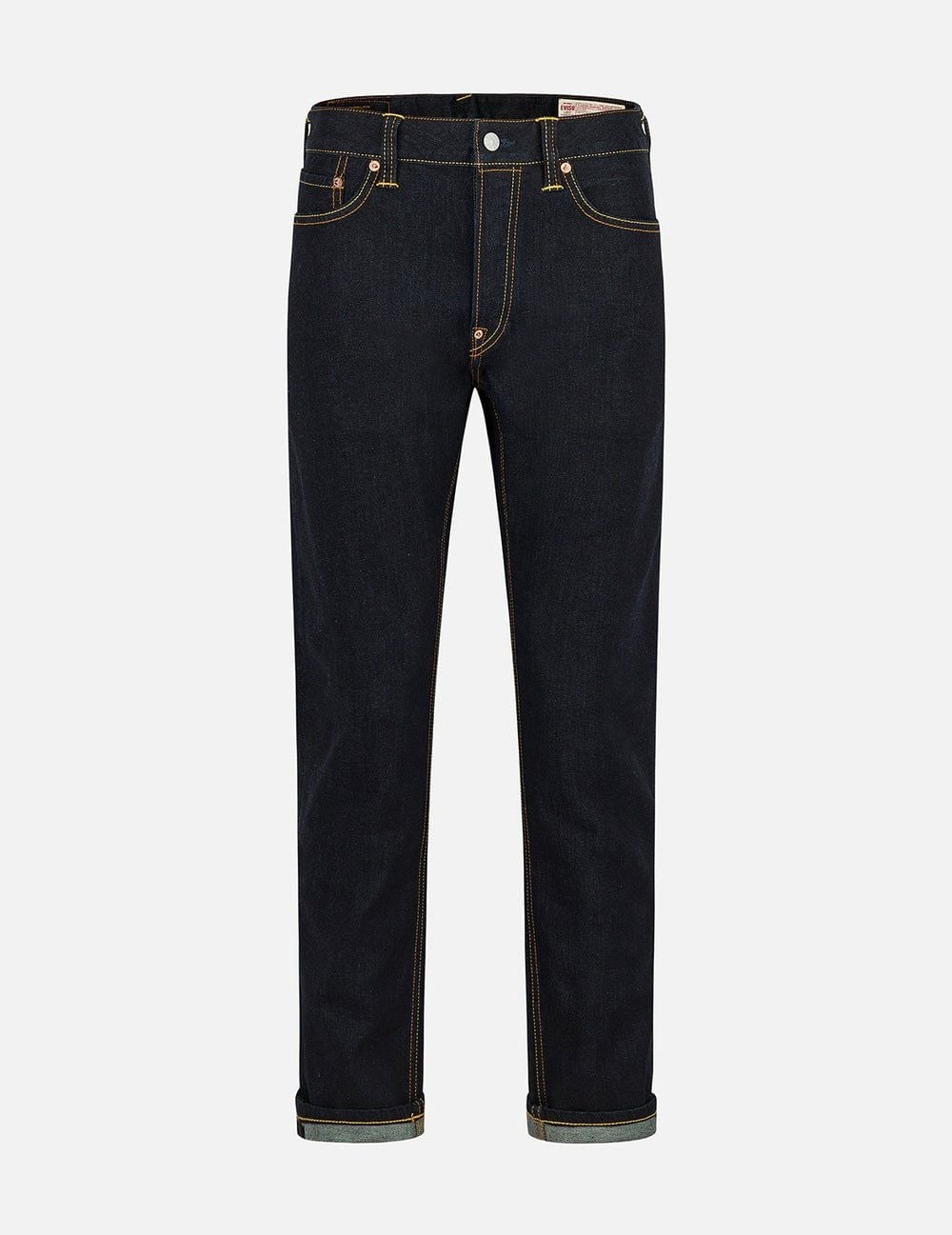 Alternative view of Quần Evisu Seagull with Kamon Print Jeans 'Indigo' 2ESHTM5JE101617DN