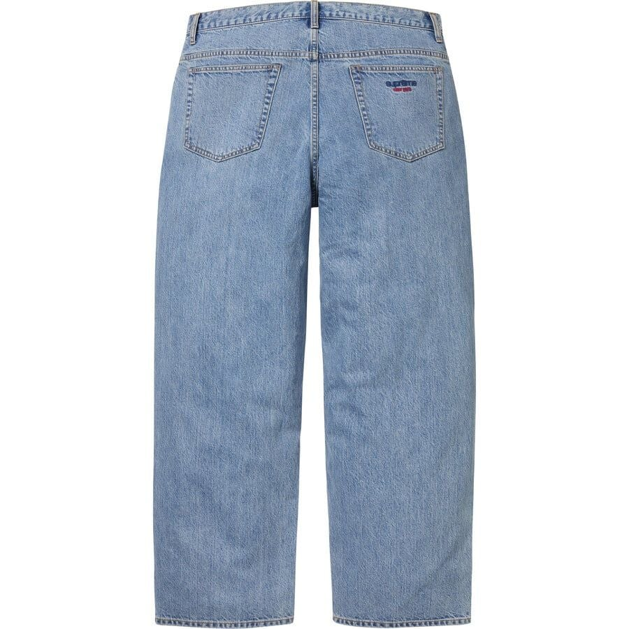 Alternative view of Quần Supreme Baggy Jean 'Blue' 7703365386444