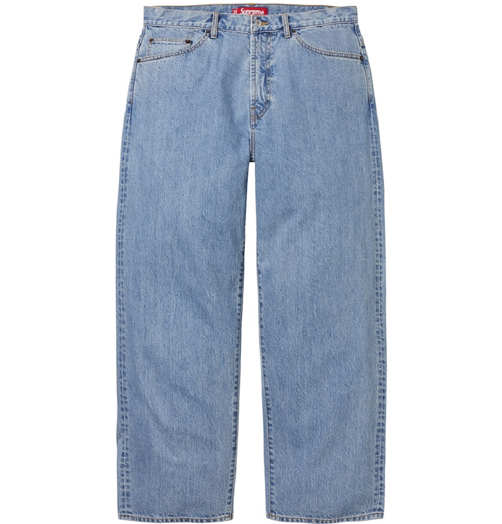 Quần Supreme Baggy Jean 'Blue' 7703365386444