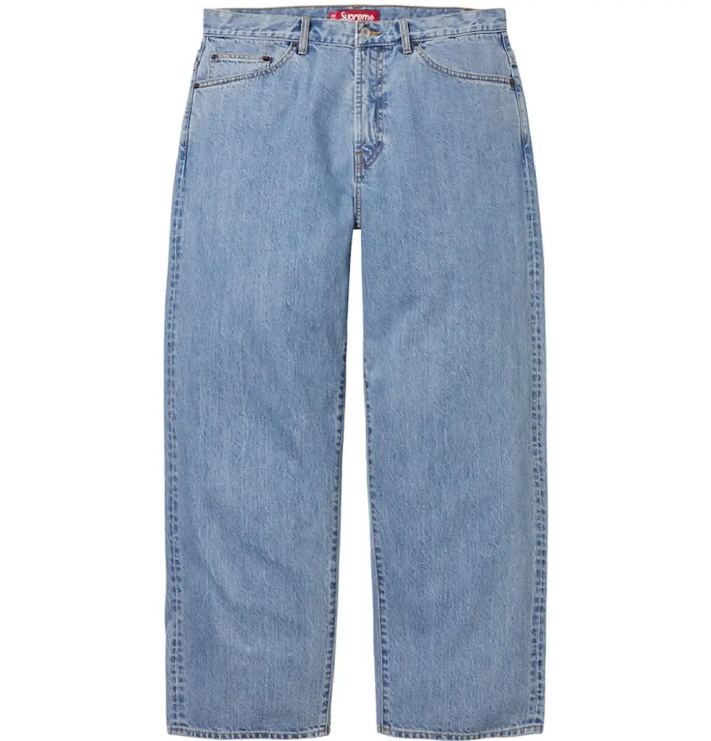 Quần Supreme Baggy Jean 'Blue' 7703365386444