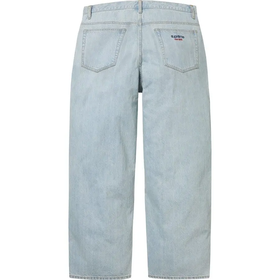 Quần Supreme Baggy Jean 'Blue' 7703369121996 - Ảnh 3
