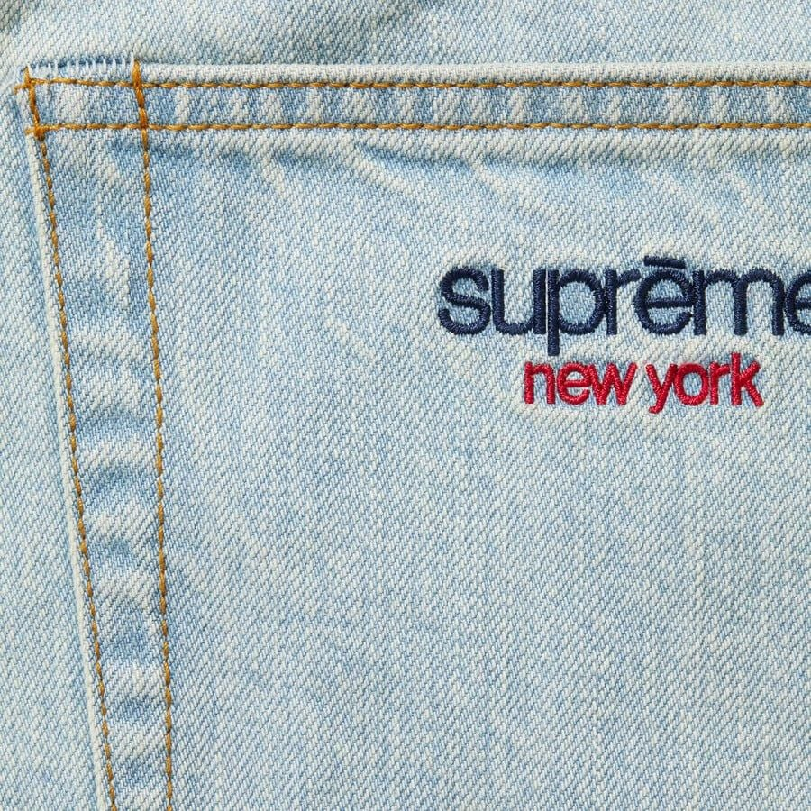 Alternative view of Quần Supreme Baggy Jean 'Blue' 7703369121996