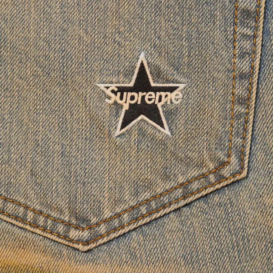 Alternative view of Quần Supreme Regular Jean 'Grey' 7703364731084