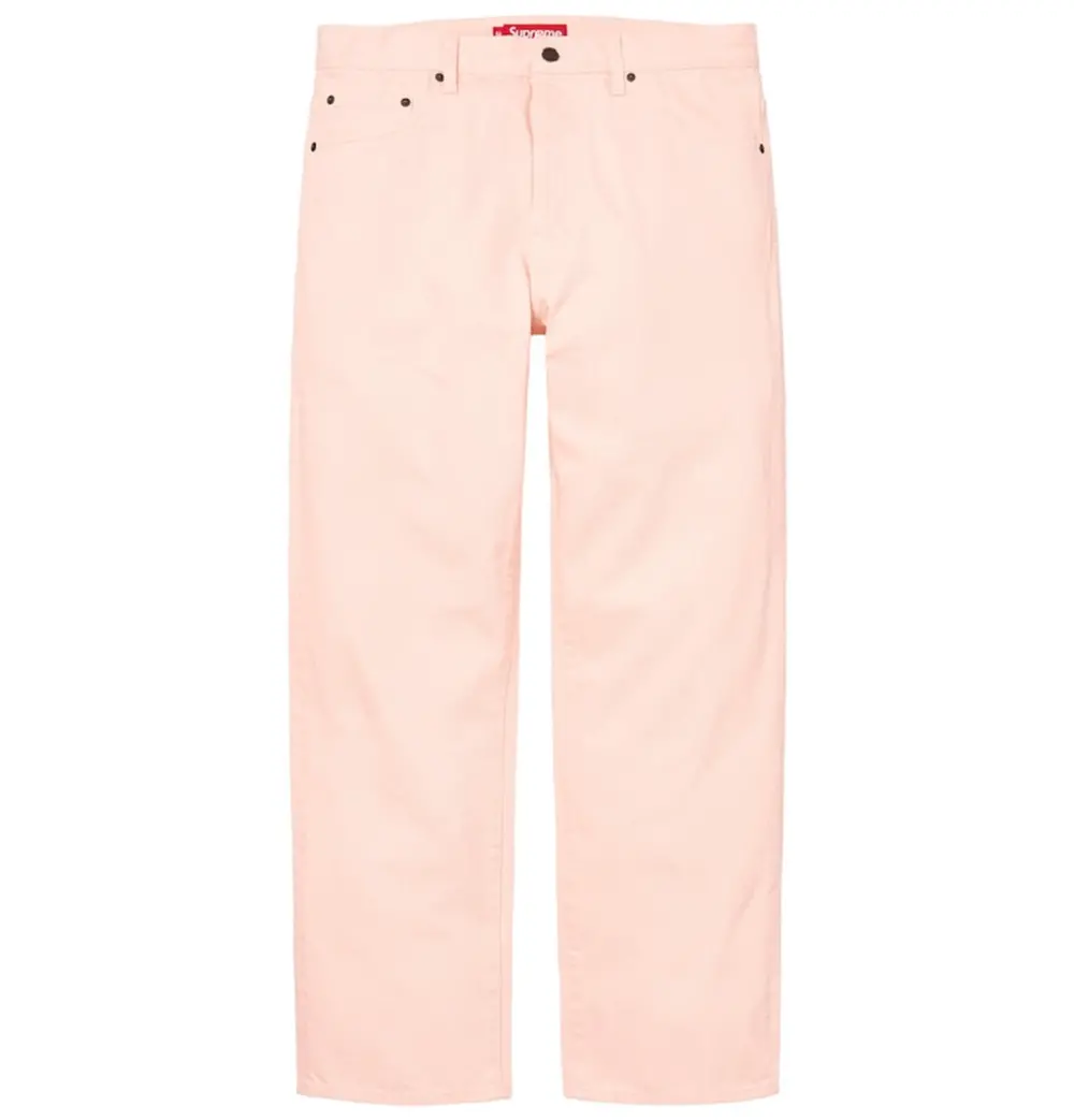 Quần Supreme Regular Jean 'Pink' 7703365288140