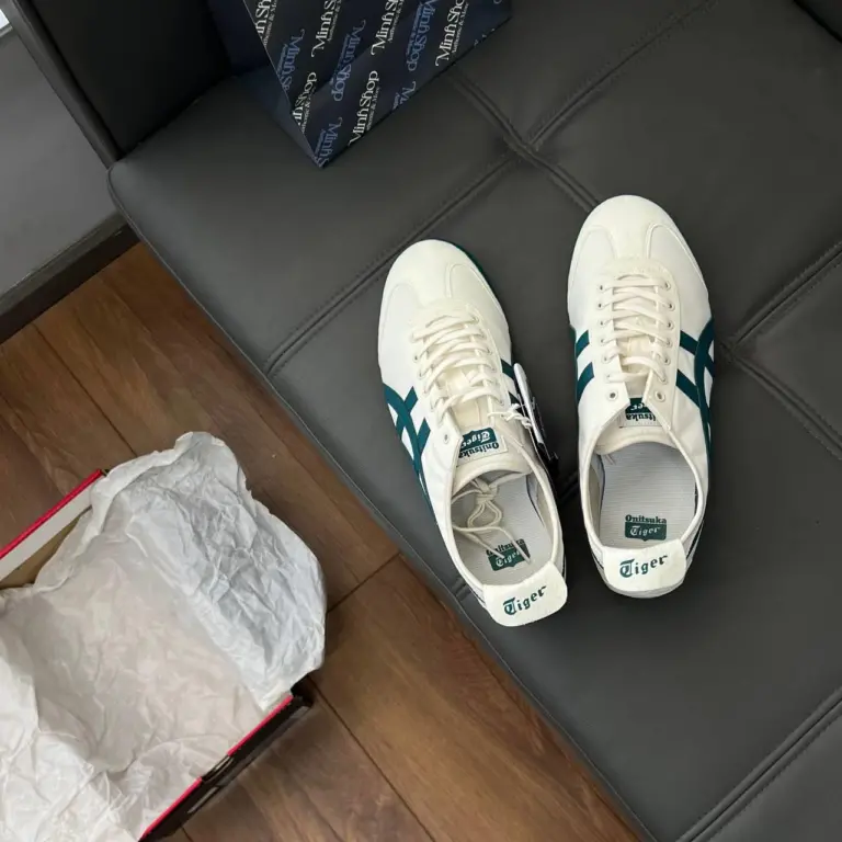 Giày Onitsuka Tiger Mexico 66 ‘Cream Velvet’ 1183B497-103 - Ảnh 3