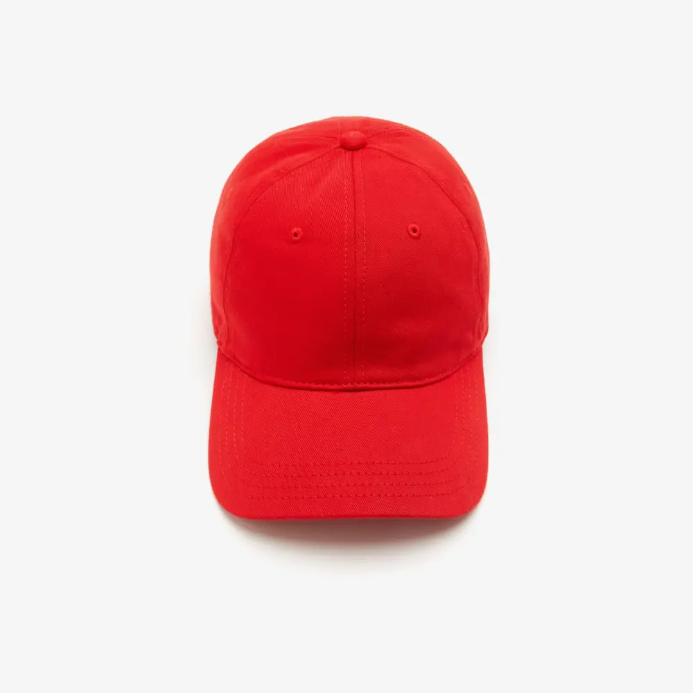 Alternative view of Mũ Lacoste Organic Cotton Twill ‘Red’ RK0440-53G-240