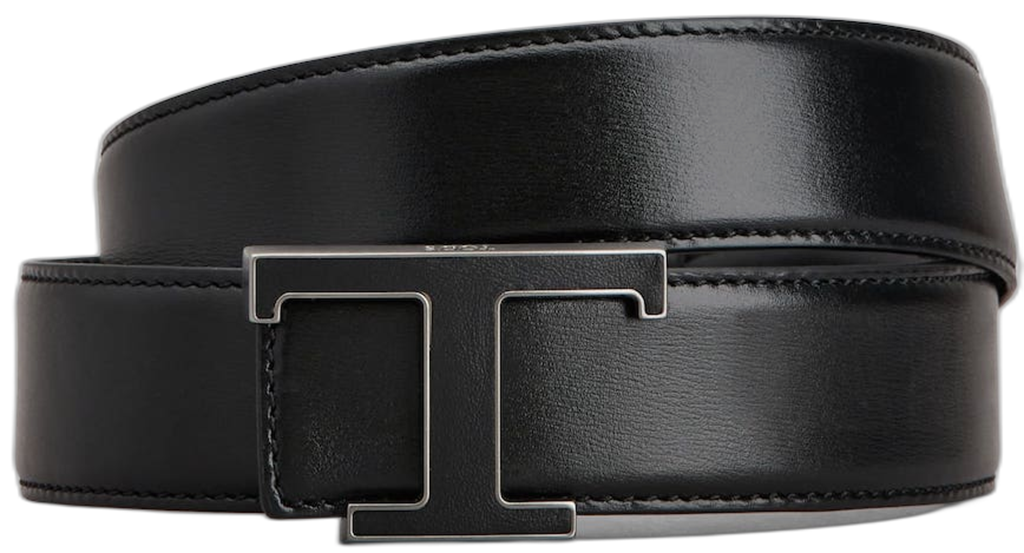 Thắt Lưng Tod's T Timeless Reversible Belt Leather 'Black' XCMCQR55108RJVB999