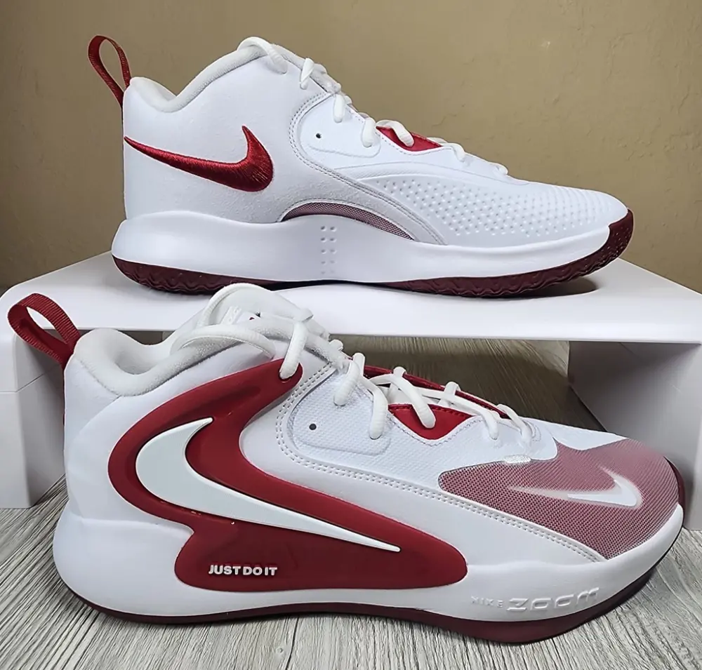 Alternative view of Giày Nike HyperSet 2 'White Team Crimson' FQ7070-106