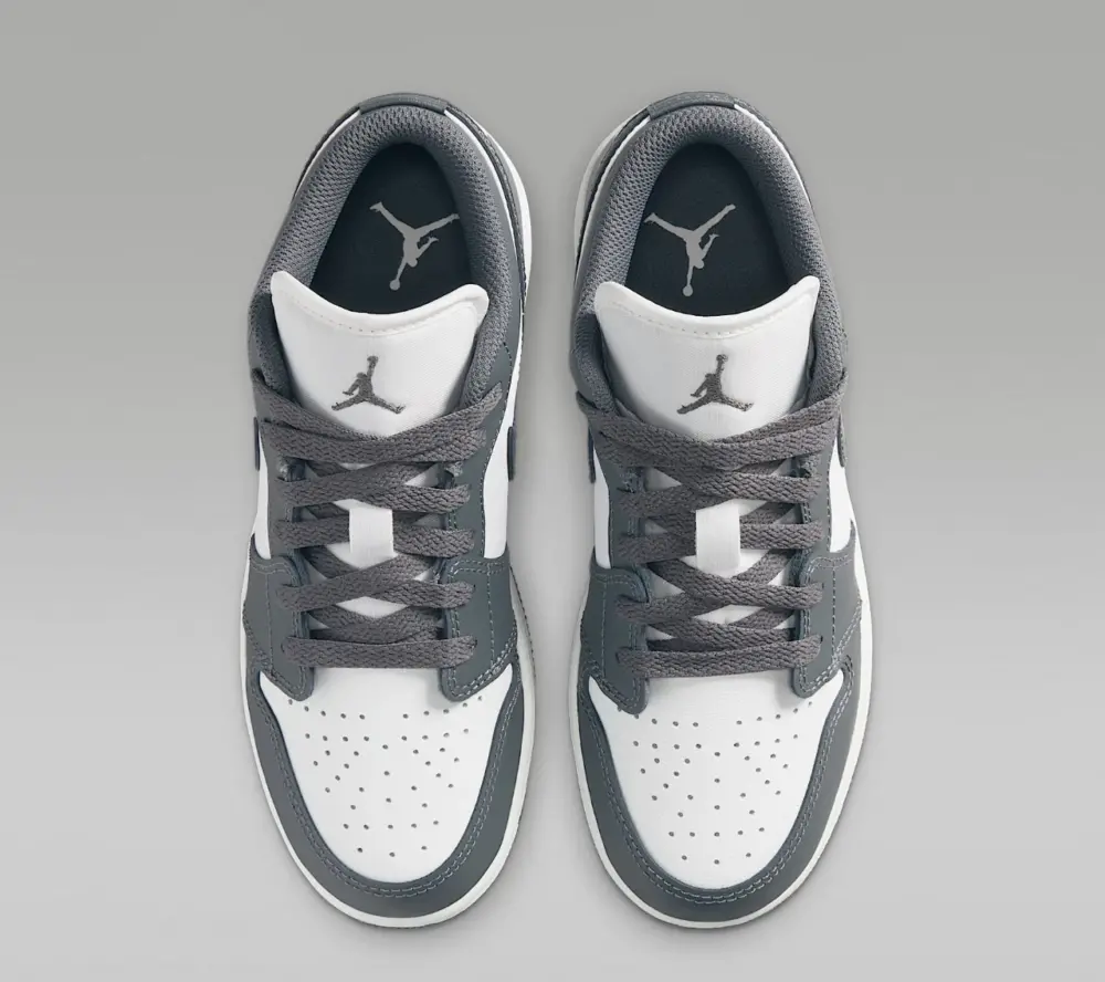 Giày Nike Air Jordan 1 Low ‘Grey White’ 553560-044 - Ảnh 4