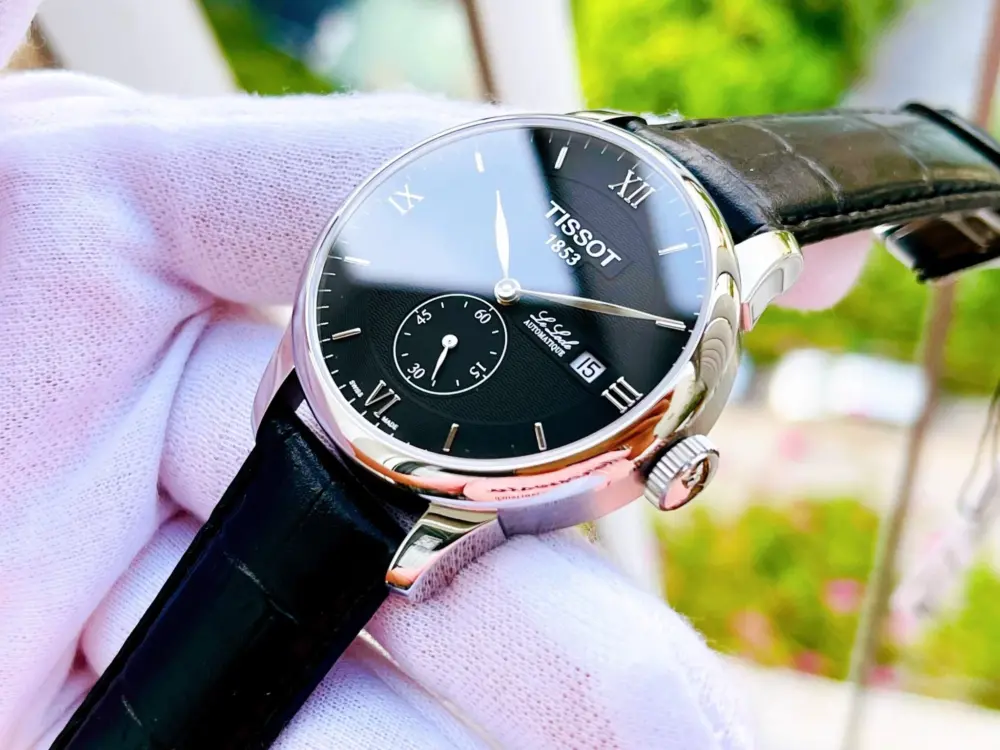 Đồng Hồ Nam T-Classic Le Locle Automatic Petite 'Black' T006-428-16-058-01 - Ảnh 3