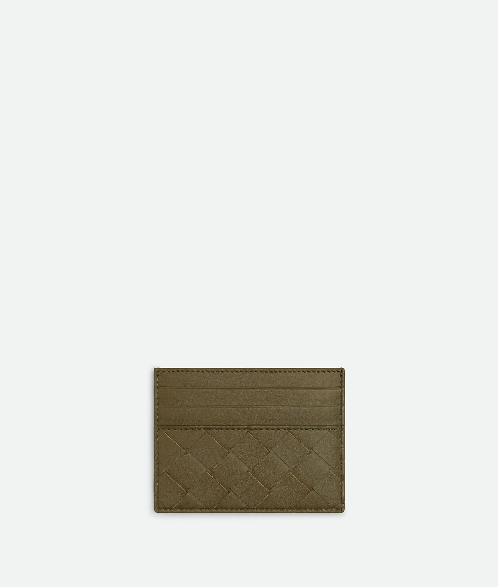 Alternative view of Ví Bottega Veneta Intrecciato Credit Card Case 'Mud' 743209VCPQ32877