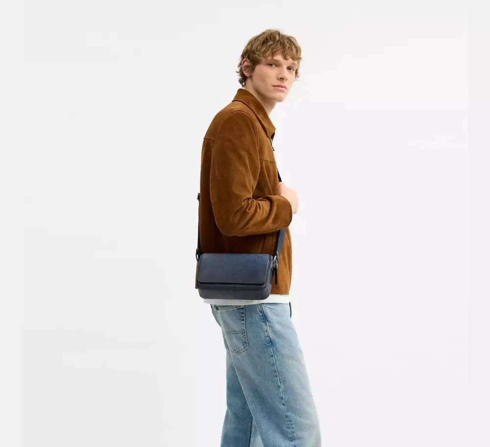 Túi Coach Jack Small Flap Crossbody Bag 'Blue' CDZ98-SVBL - Ảnh 4