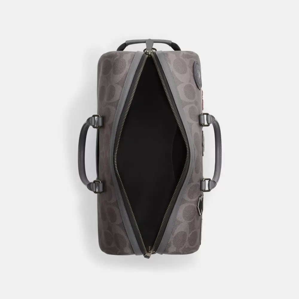 Túi Coach Venturer Bag In Maxi Signature ‘Grey’ CCG42-QBGRM - Ảnh 4