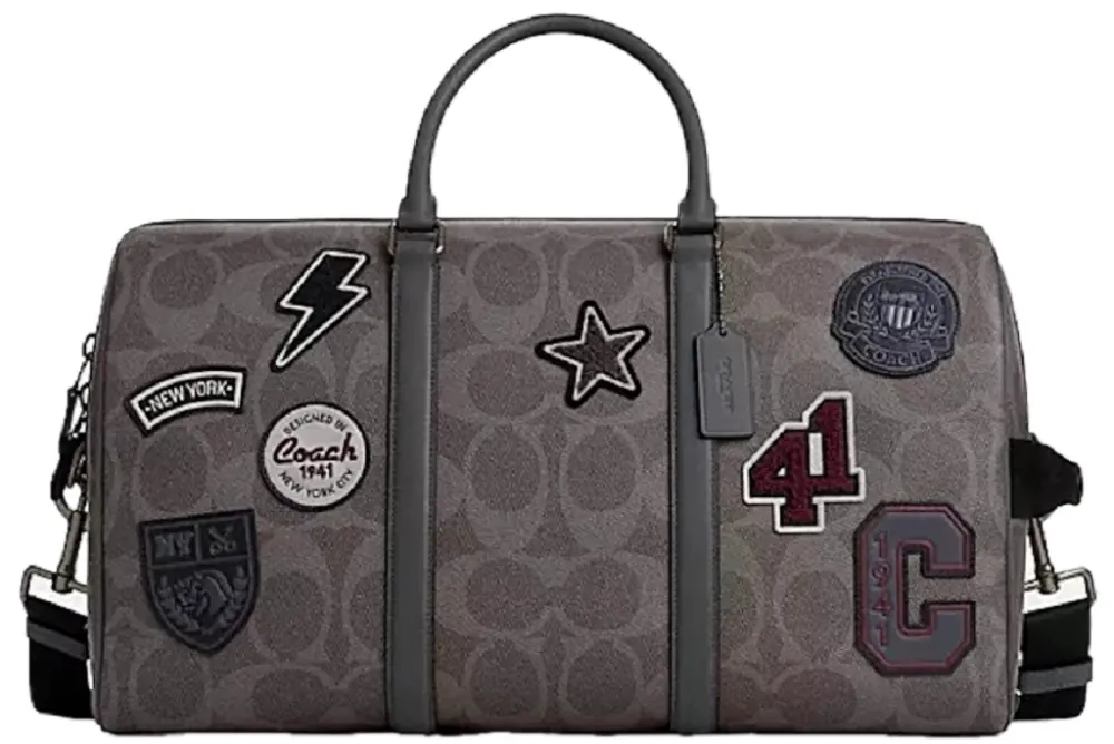 Túi Coach Venturer Bag In Maxi Signature ‘Grey’ CCG42-QBGRM