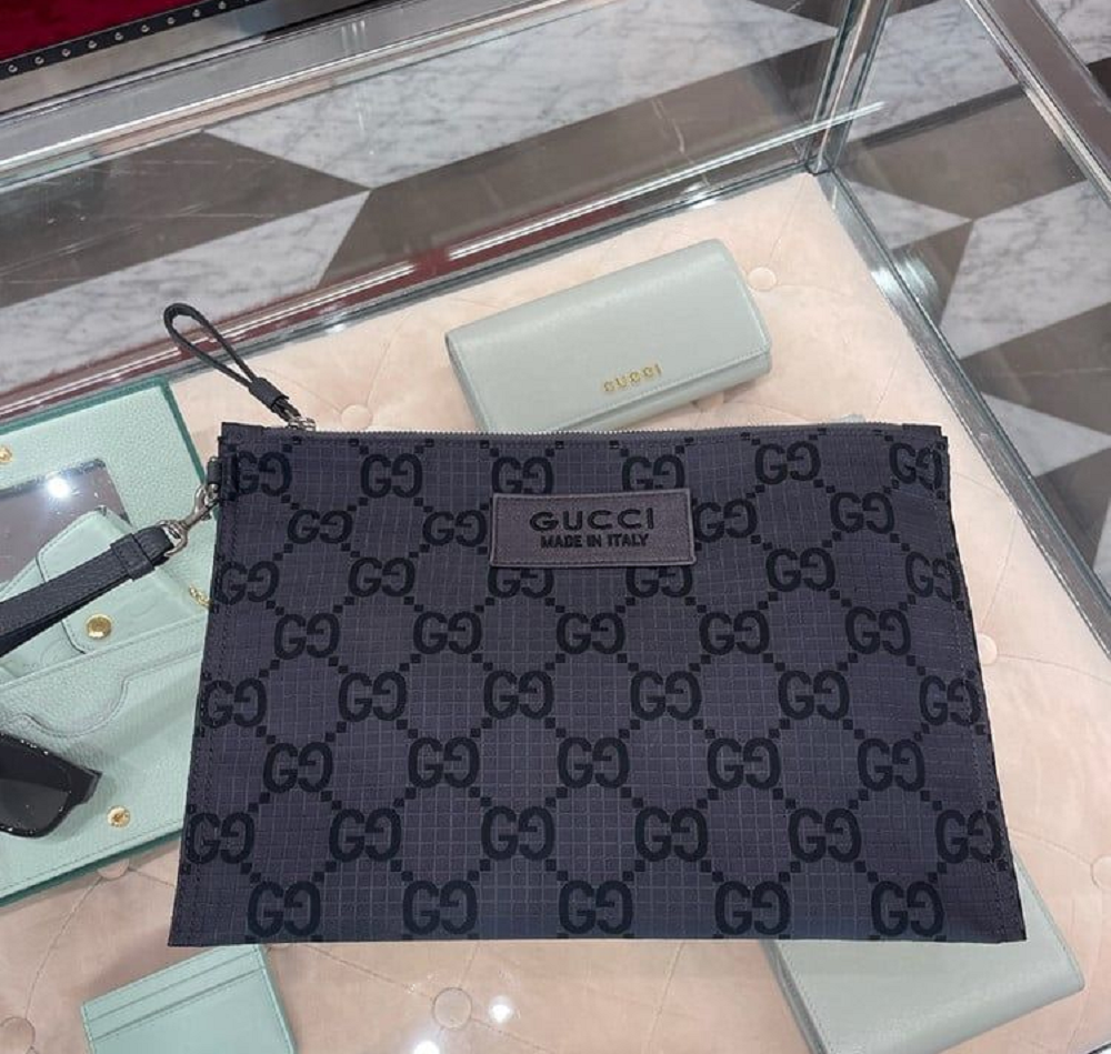 Túi Gucci Clutch Bag ‘Grey’ 770662-FACPM-1246 - Ảnh 3