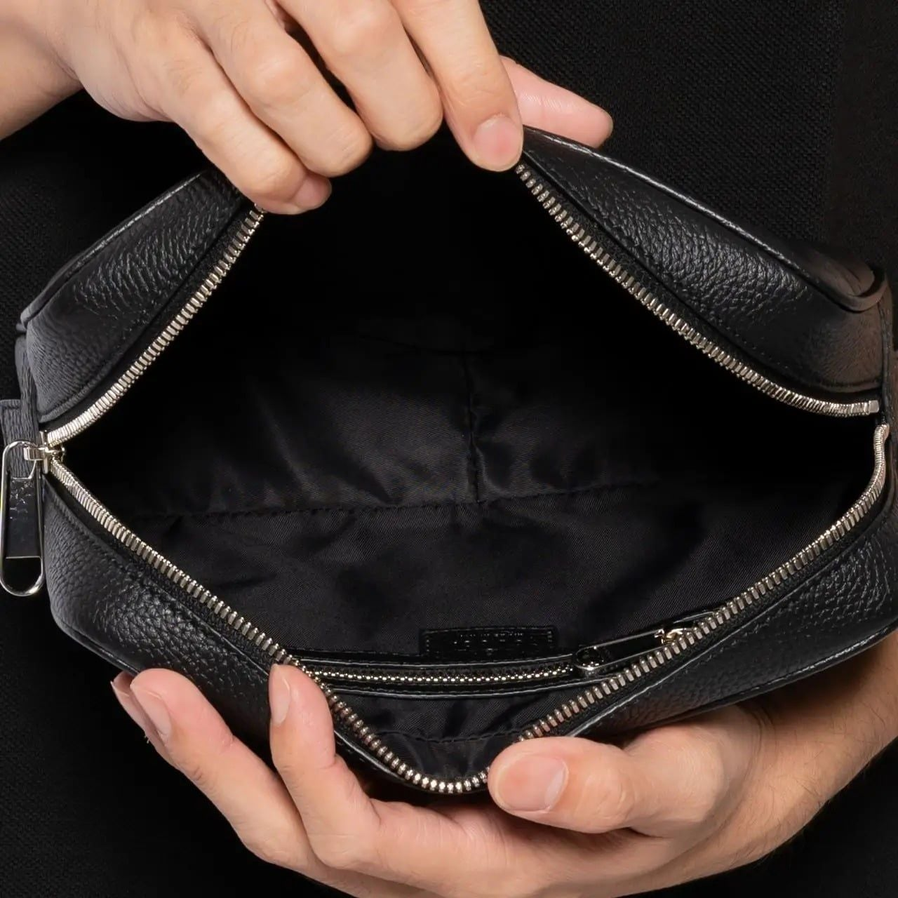 Túi Gucci Jumbo GG Toiletry Case 'Black' 766957-AABY0-1000 - Ảnh 4