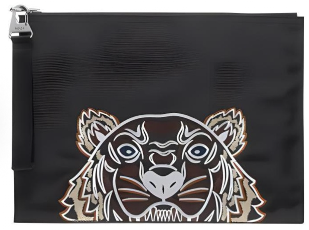 Túi Kenzo Canvas Tiger Logo Clutch 'Black' 5PM322F20-99G