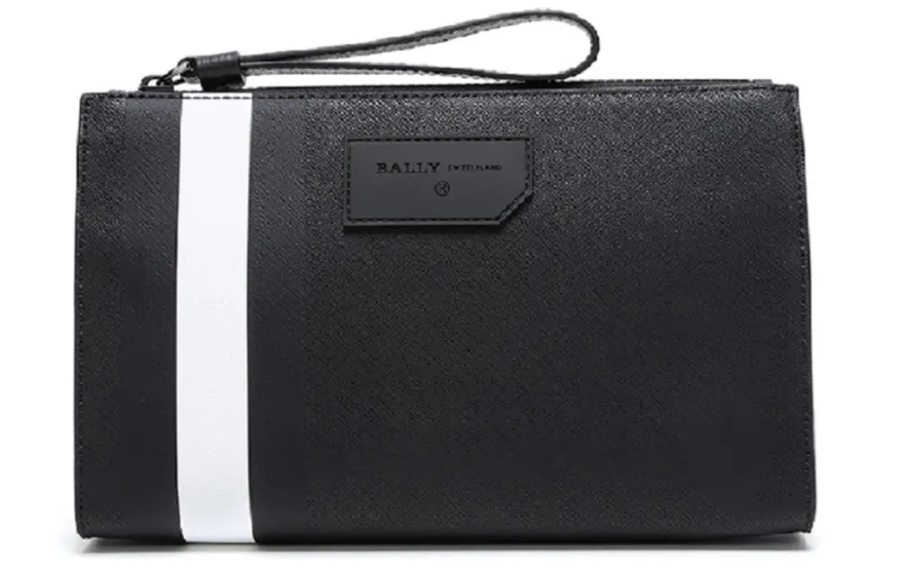 Túi Bally Skid Clutch 'Black' 6224070