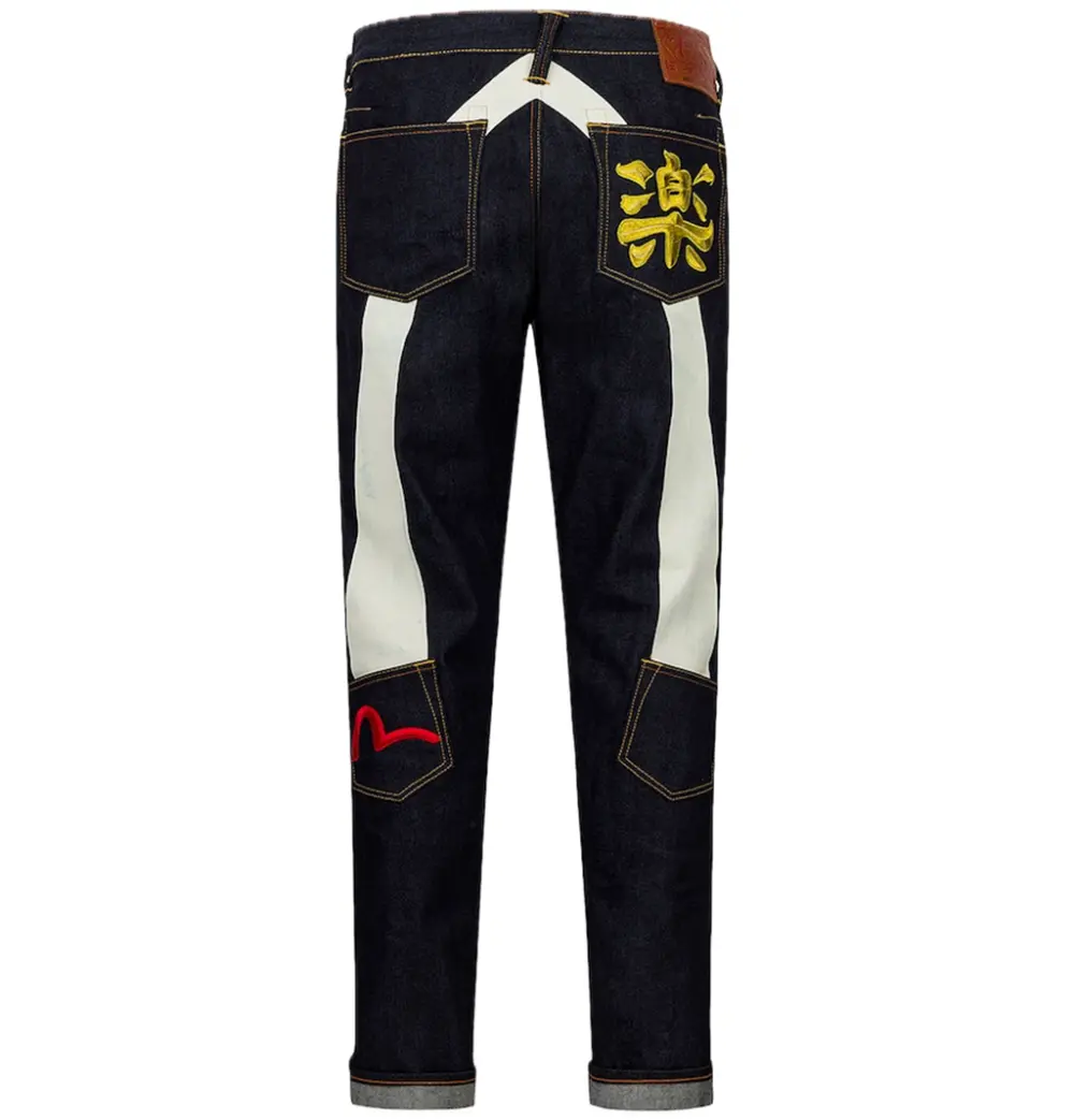 Quần Evisu Red Seagull Daicock Print Jeans 'Indigo' 2ESHTM5JE700817CT