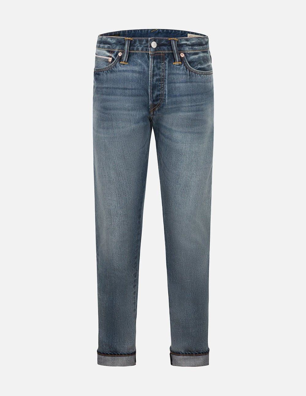 Alternative view of Quần Evisu White Seagull Daicock Print Jeans 'Indigo' 2ESHTM5JE700917CT