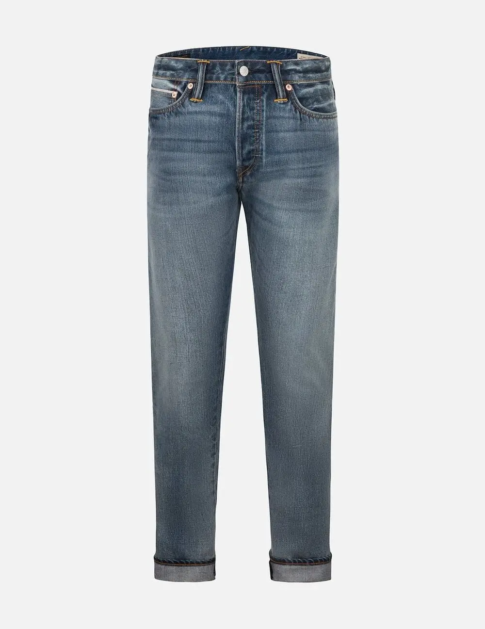 Alternative view of Quần Evisu White Seagull Daicock Print Jeans 'Indigo' 2ESHTM5JE700917CT
