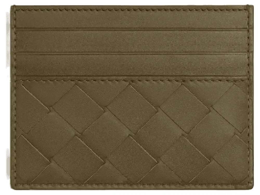 Ví Bottega Veneta Intrecciato Credit Card Case 'Mud' 743209VCPQ32877