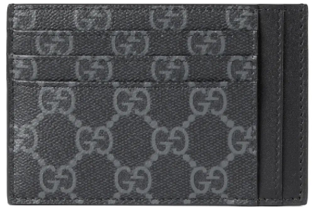 Ví Gucci GG Emblem Card Case ‘Black’ 821208-FAD6M-1000