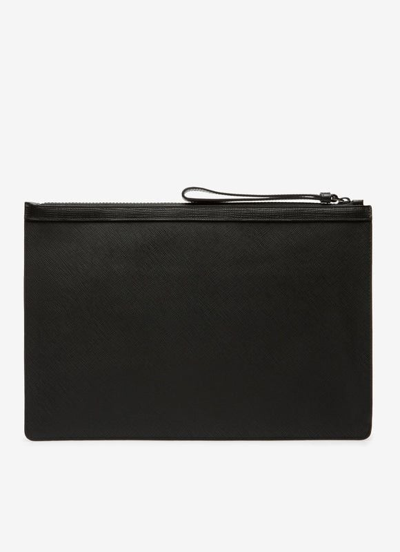 Ví Bally Bollis Clutch 'Black' 6224351 - Ảnh 3