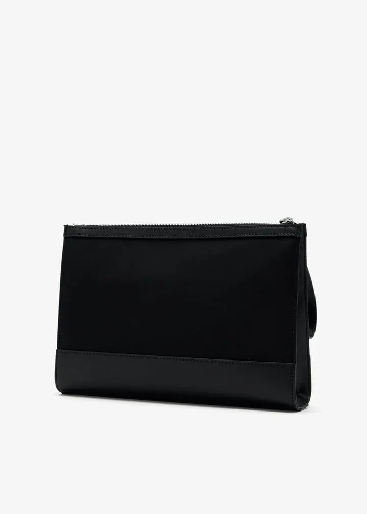 Ví Bally Clutch Leather 'Black' 6313668 - Ảnh 3
