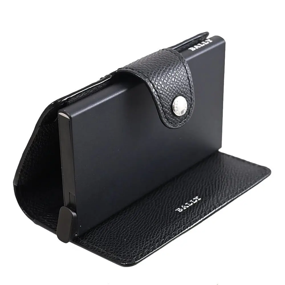 Ví Bally Leather Wallet 'Black' 6227969 - Ảnh 4