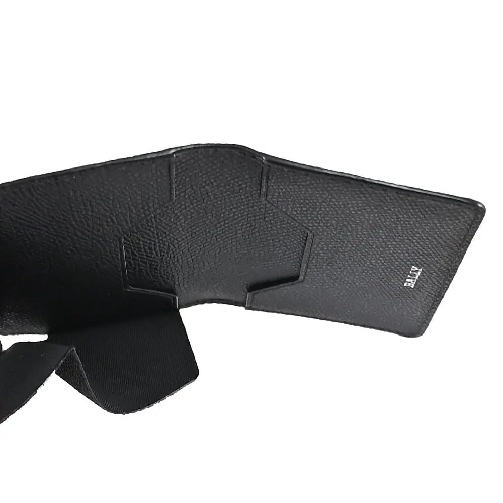 Ví Bally Leather Wallet 'Black' 6227969 - Ảnh 3