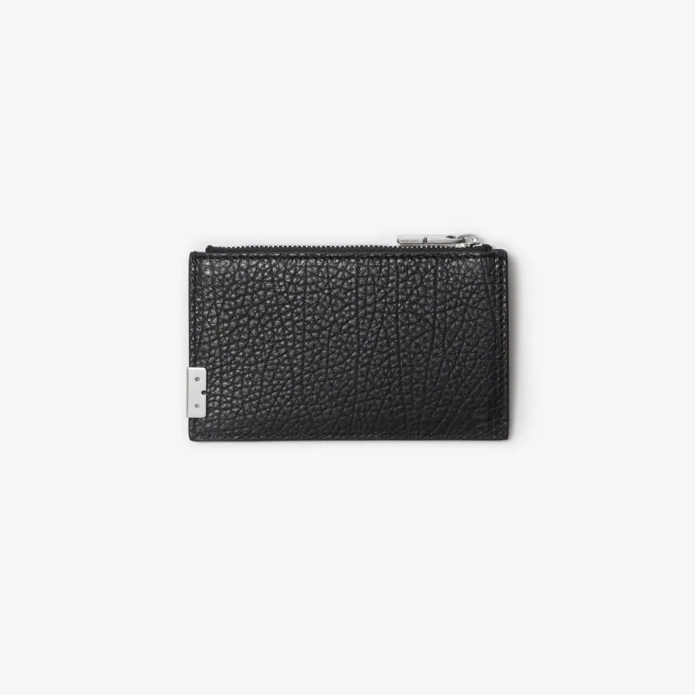 Alternative view of Ví Burberry Leather Zip Card Case 'Black' 80825781