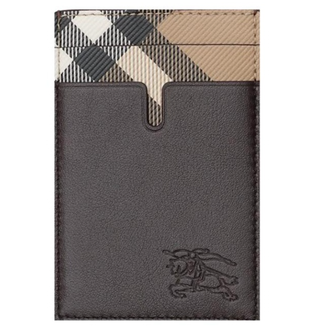 Ví Burberry Pop Check Lanyard 'Brown' 81197811