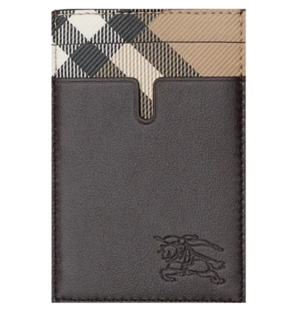 Ví Burberry Pop Check Lanyard 'Brown' 81197811