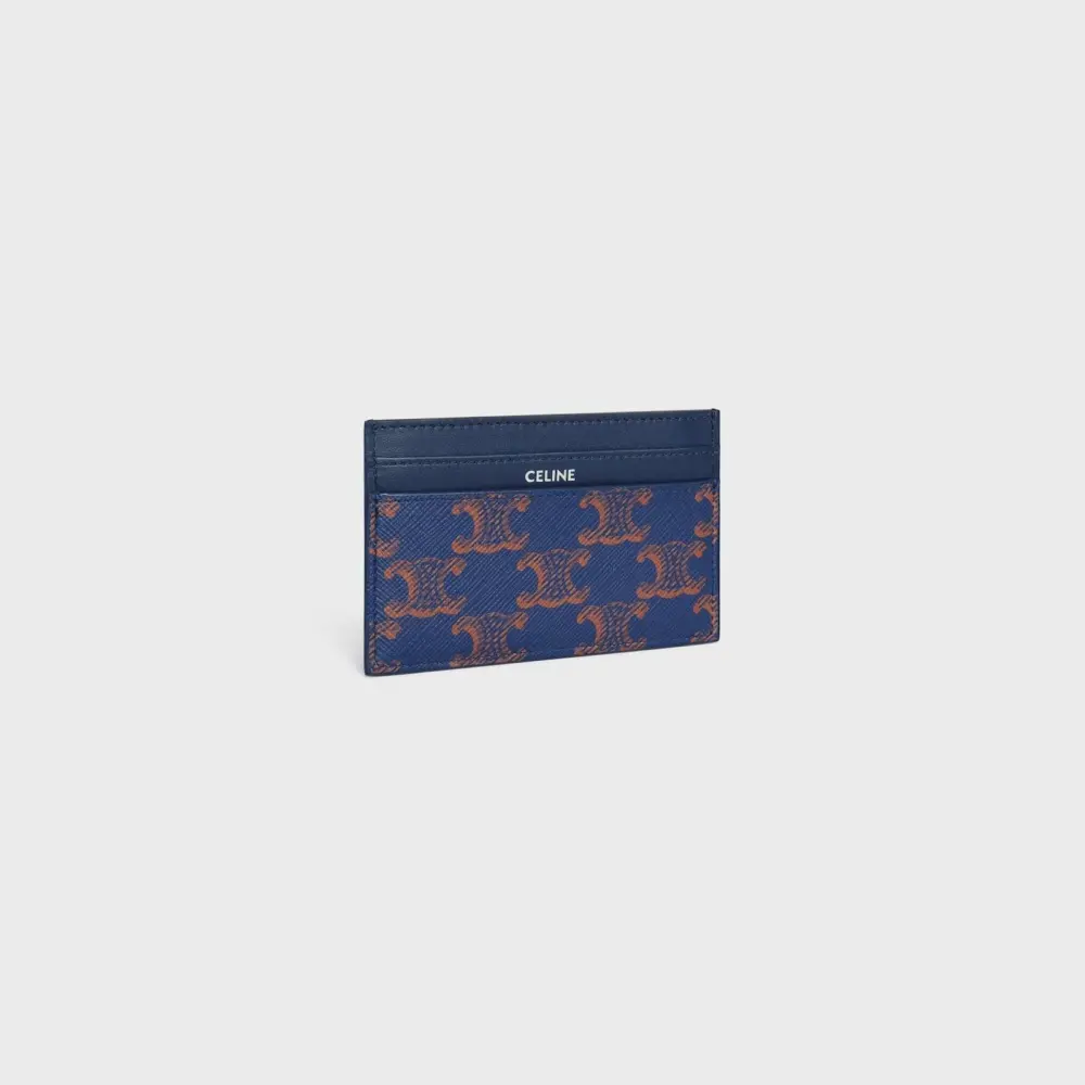 Ví Celine Card Holder 'Navy' 10N762V68-07QJ - Ảnh 4