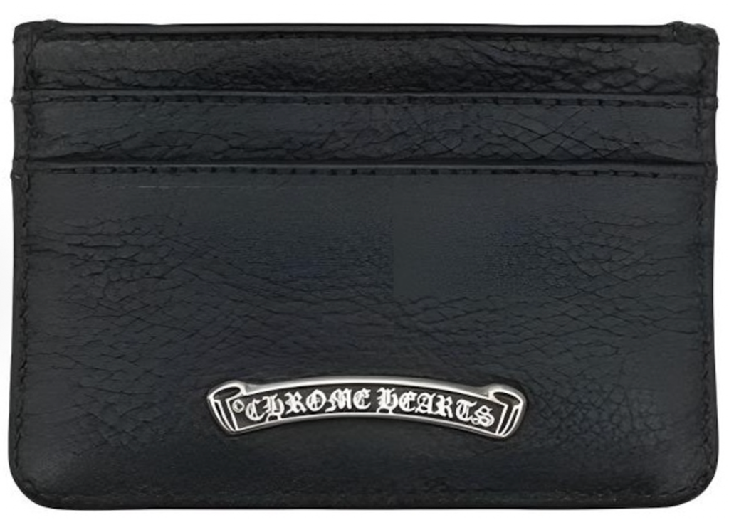 Ví Chrome Hearts Leather Card Holder 'Black' CH-2270119