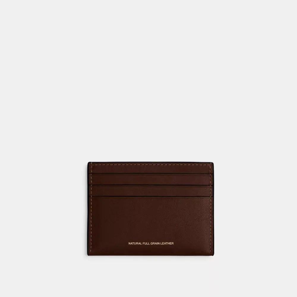 Alternative view of Ví Coach Leather Card Case ‘Brown’ CZ000-MPL