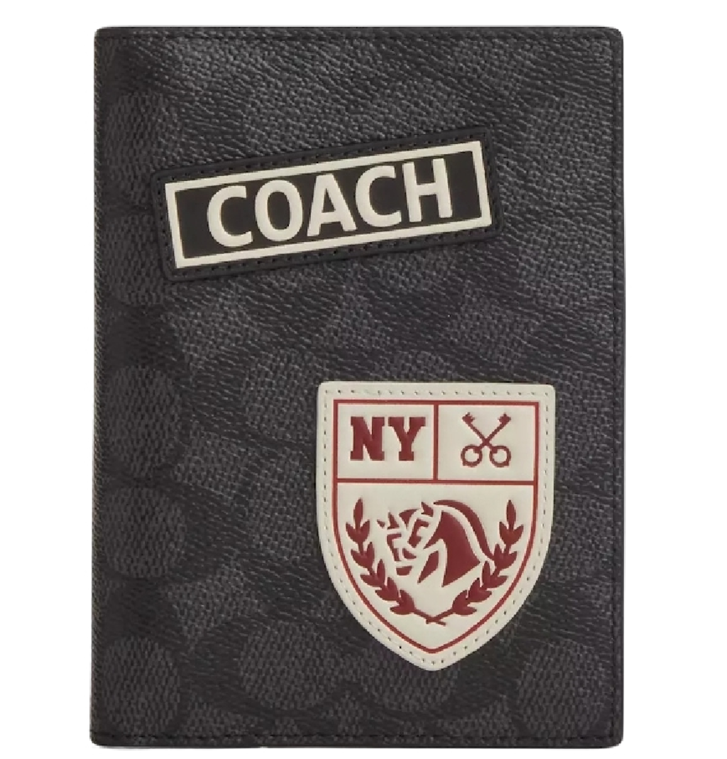 Ví Coach Passport Card Case ‘Black’ CY902-QBA5F