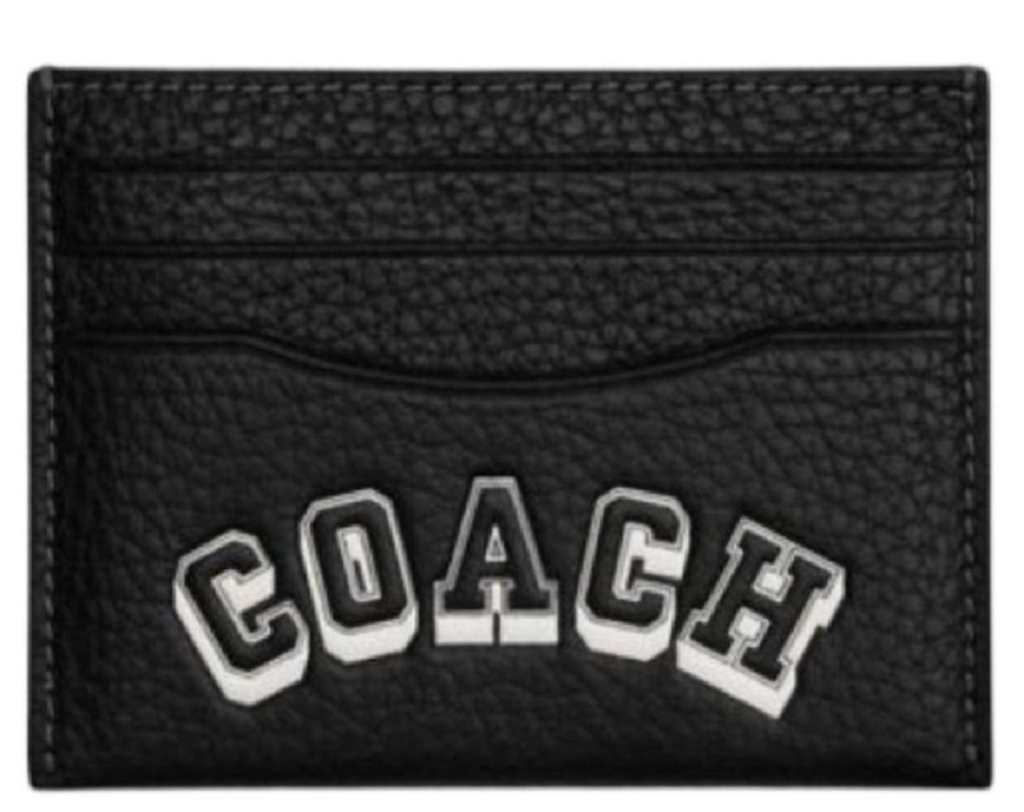 Ví Coach Signature Slim Card Case ‘Black’ CAK21-L77