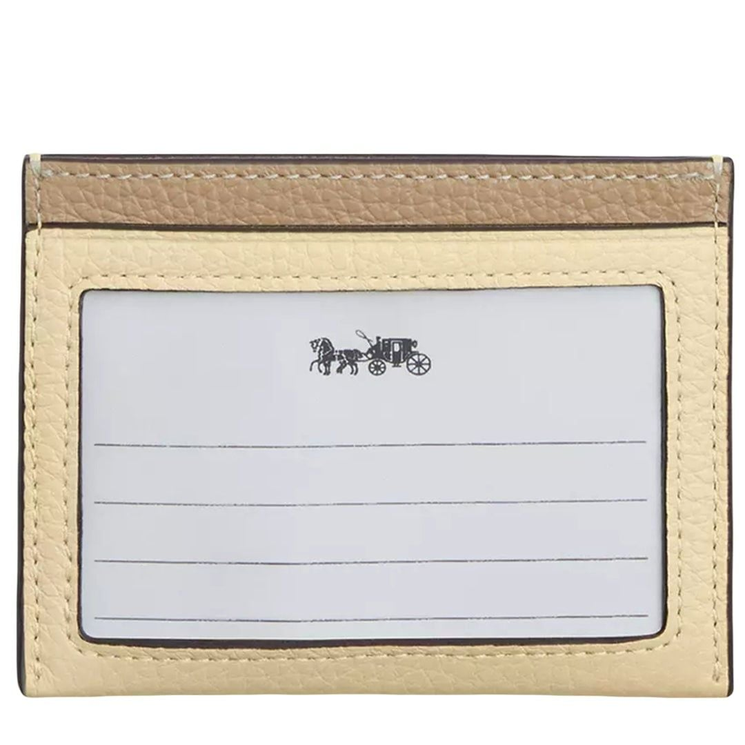 Alternative view of Ví Coach Slim Card Case ‘Beige’ CAT71-SVZ3CAT71-SVZ3