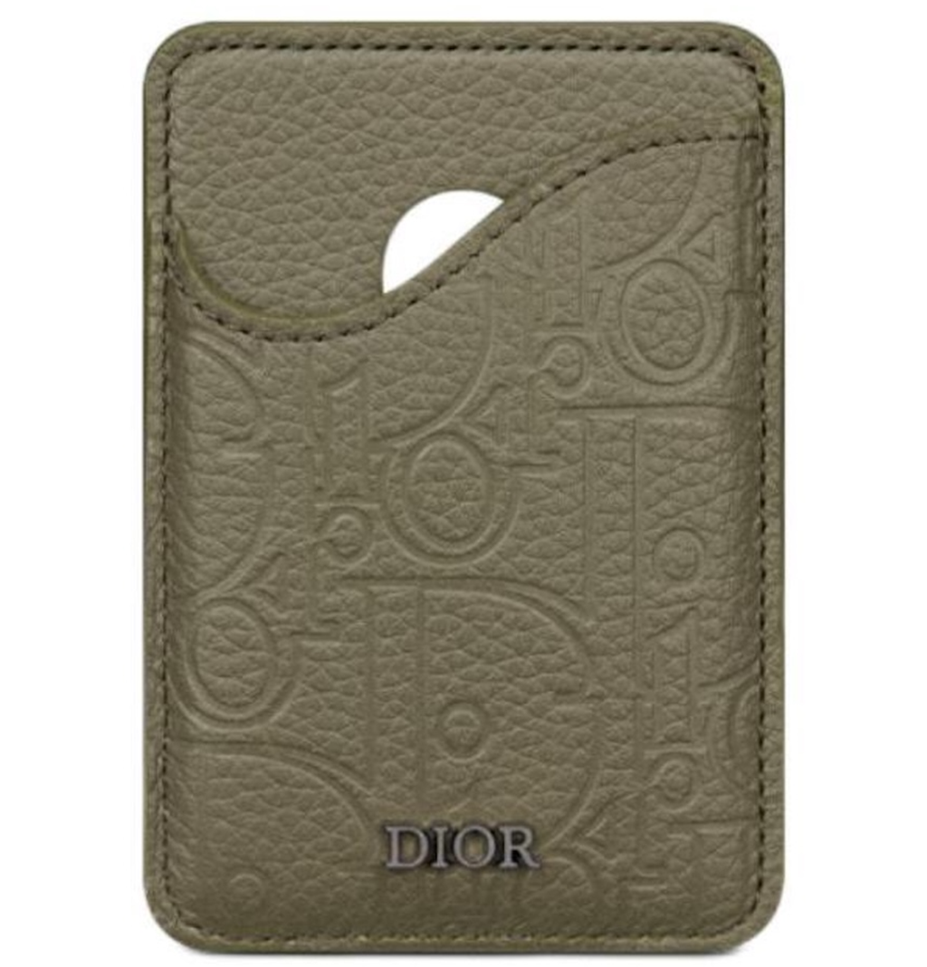 Ví Dior Gravity Print Effect Card Holder 'Olive' 2ADCH168FLG-H635