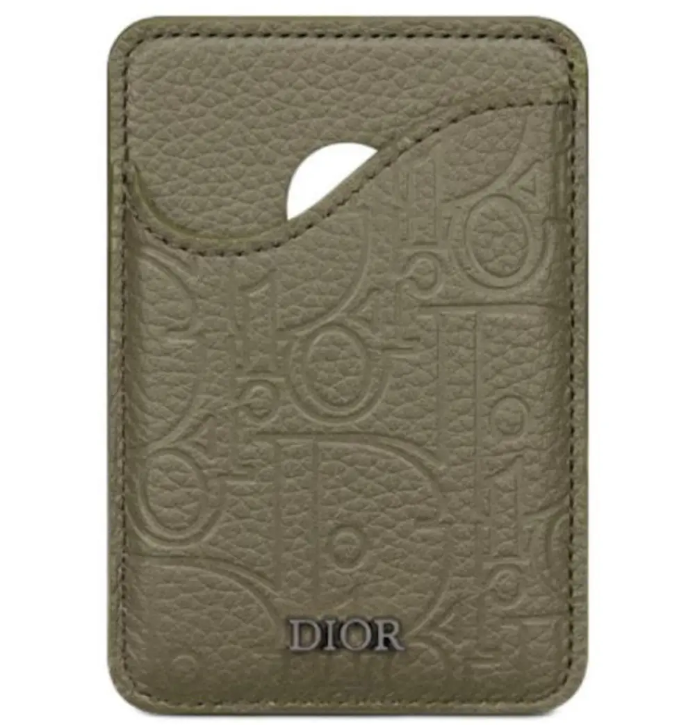Ví Dior Gravity Print Effect Card Holder 'Olive' 2ADCH168FLG-H635