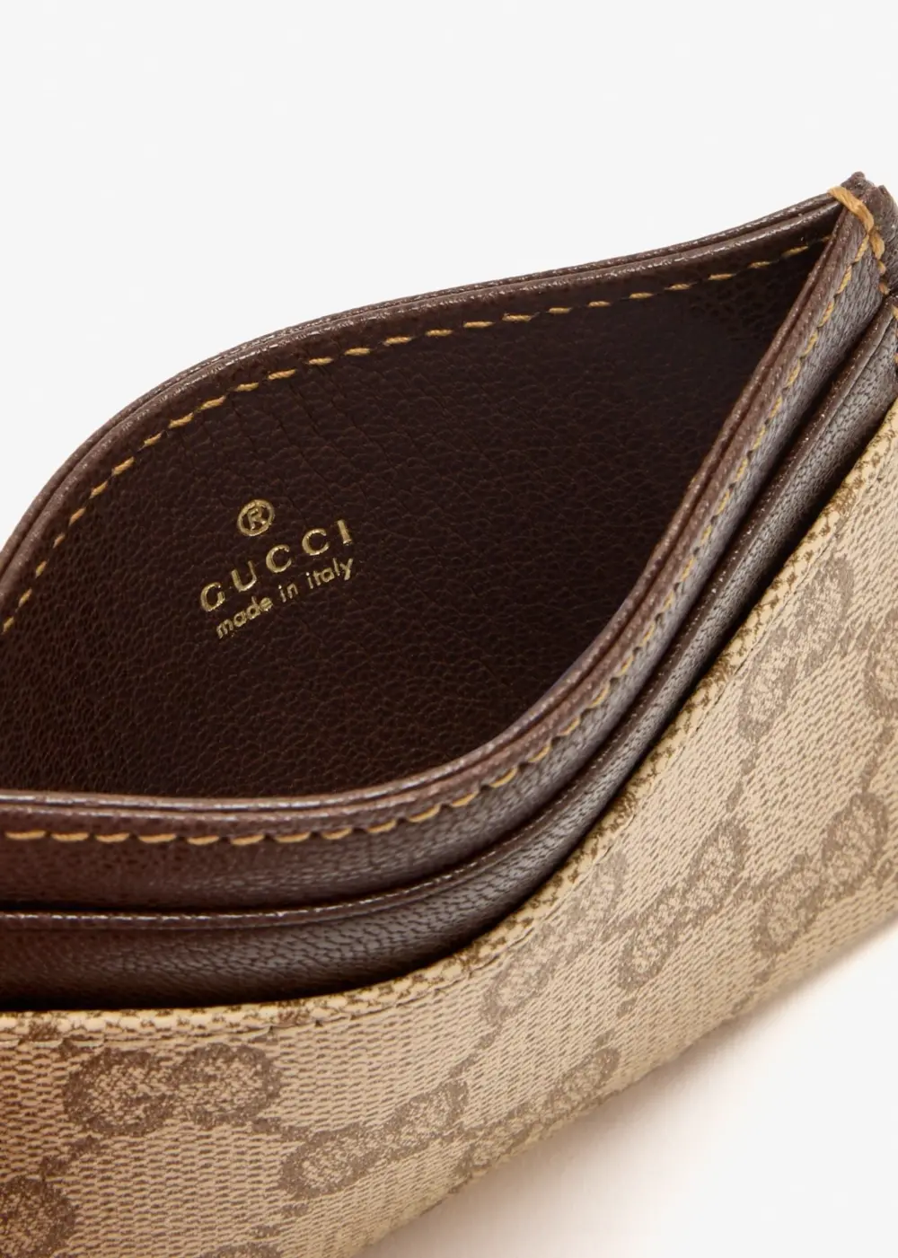 Ví Gucci Essence Classic Card Case ‘Beige’ A002F2-FAF9W-9644 - Ảnh 4
