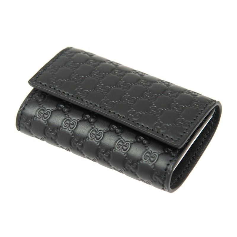 Ví Gucci Leather Key Case 'Black' 150402-BMJ1N-1000 - Ảnh 3