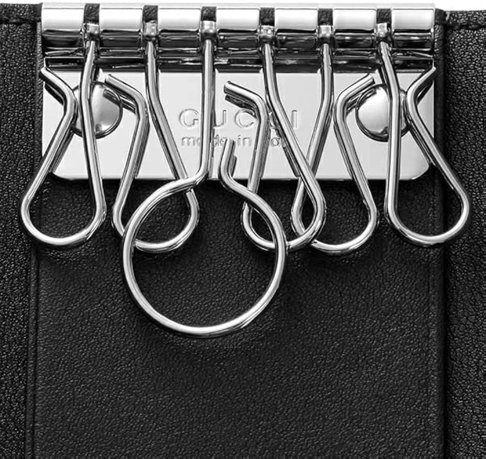 Alternative view of Ví Gucci Leather Key Case 'Black' 150402-BMJ1N-1000